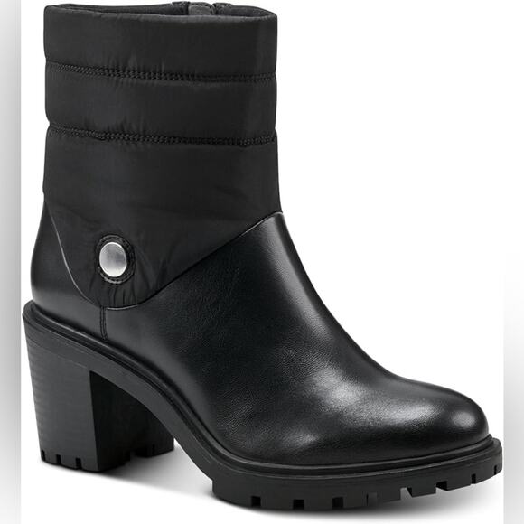 Alfani Shoes - Alfani Belcalise lug sole puffer boots black - 12